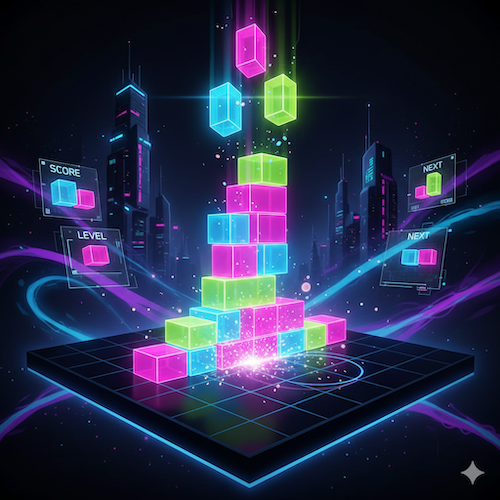 Neon Tetris